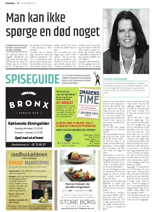 Avisartikel: Man kan ikke spørge en død om noget